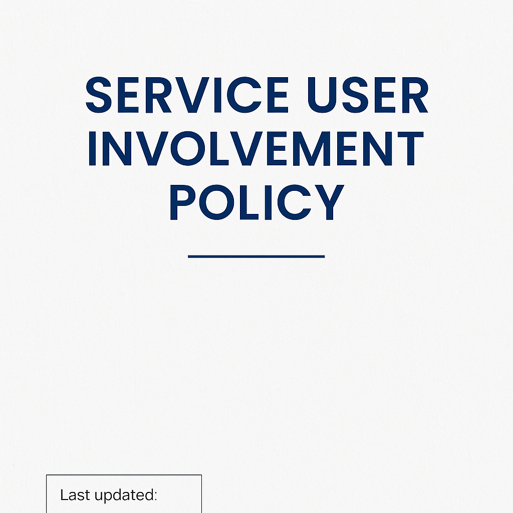 Service User Involvement Policy Template | Editable & CQC-Ready - Impact Guru