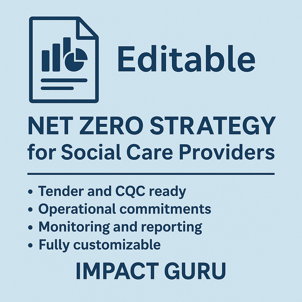 Net Zero Strategy | CQC-Ready & Tender-Focused