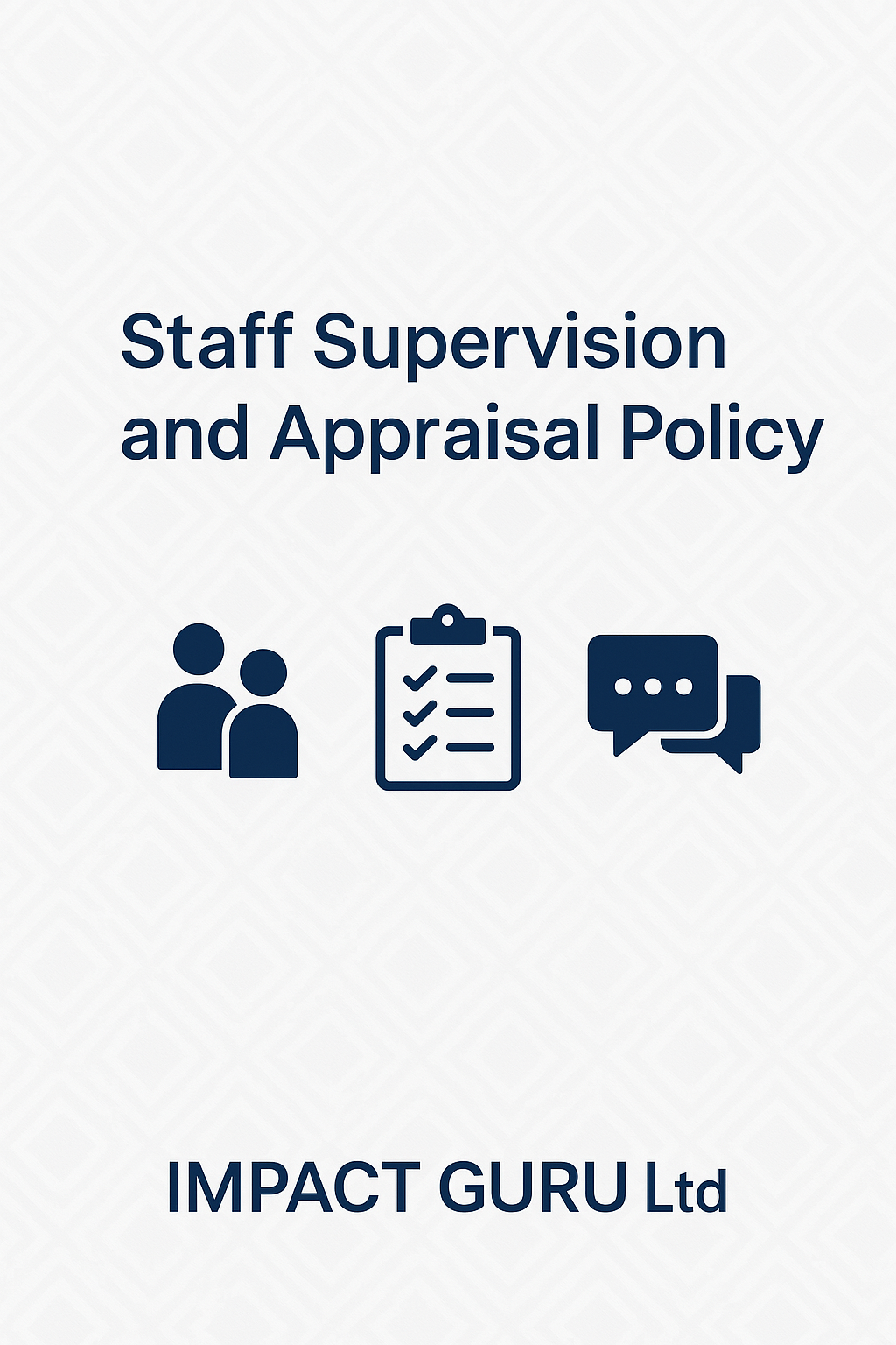 Staff Supervision & Appraisal Policy | CQC-Ready & Editable Template - Impact Guru