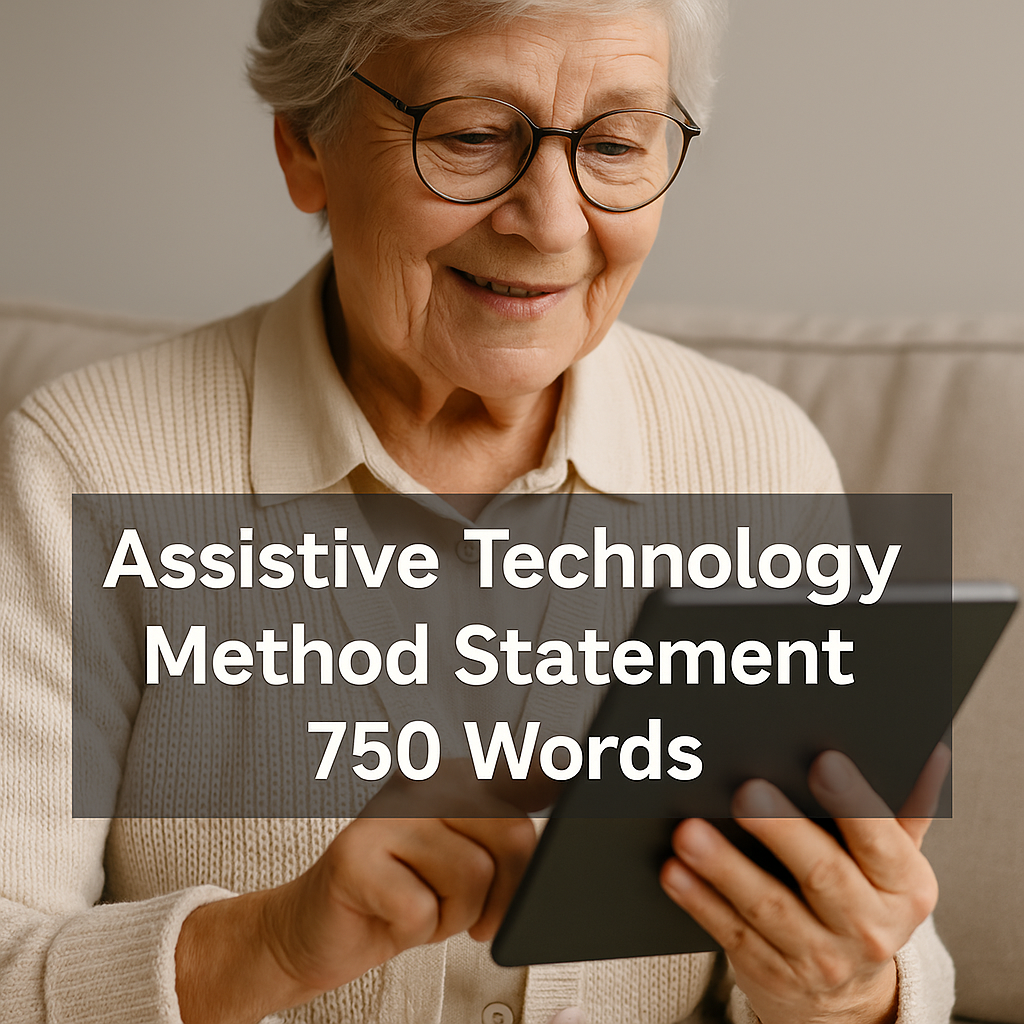 Assistive Technology (750 Words) | Domiciliary Care | Method Statement | Tender Ready