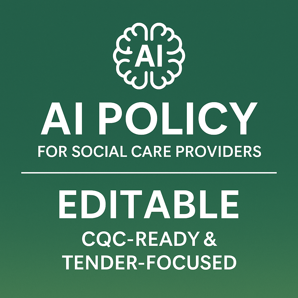 Artificial Intelligence Policy | CQC-Ready & Fully Editable