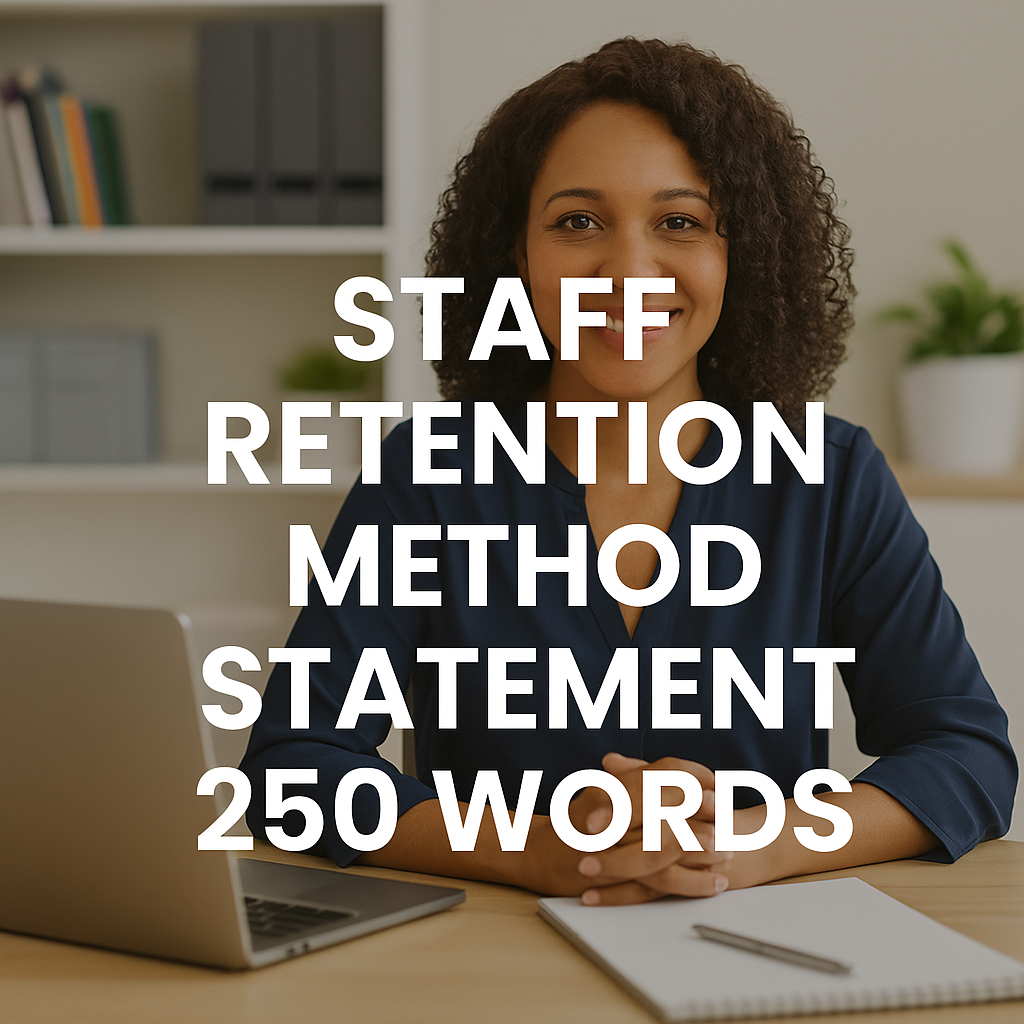 Staff Retention (250 Words) | Domiciliary Care | Method Statement | Tender Ready