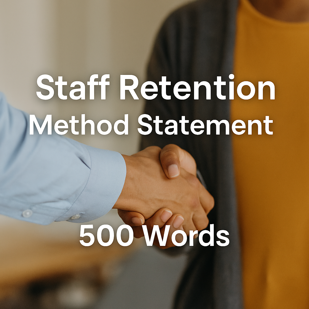 Staff Retention (500 Words) | Domiciliary Care | Method Statement | Tender Ready