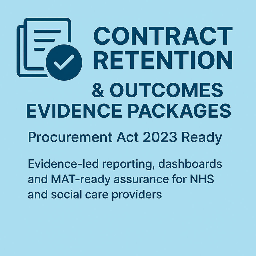Contract Retention & Outcomes Evidence Packages (Procurement Act 2023 Ready)