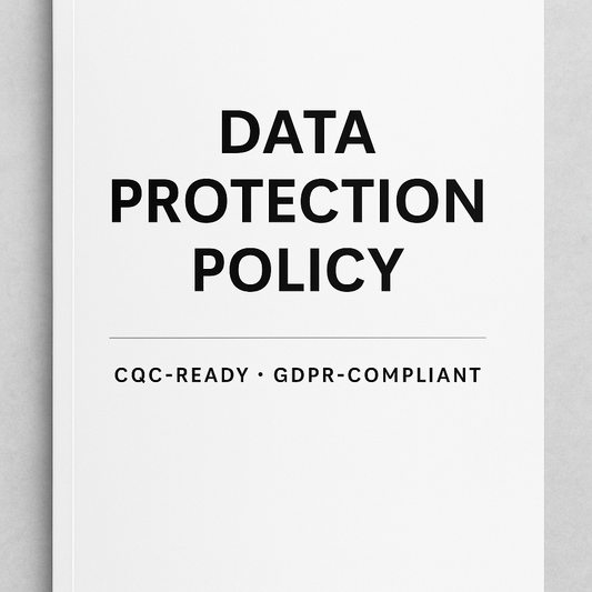 Data Protection Policy Template | GDPR & CQC-Compliant - Impact Guru