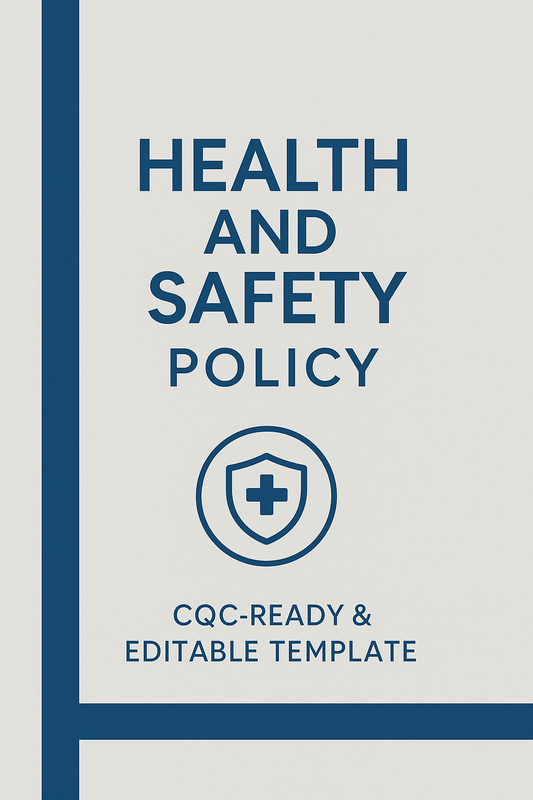 Health and Safety Policy | CQC-Ready & Editable Template - Impact Guru