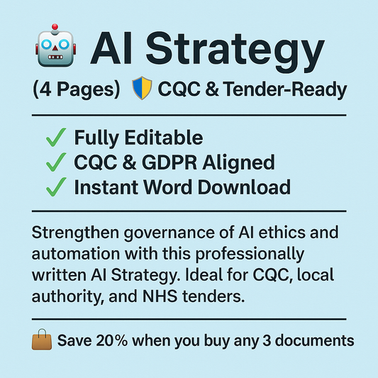 Artificial Intelligence Strategy | CQC-Ready & Tender-Focused - Impact Guru