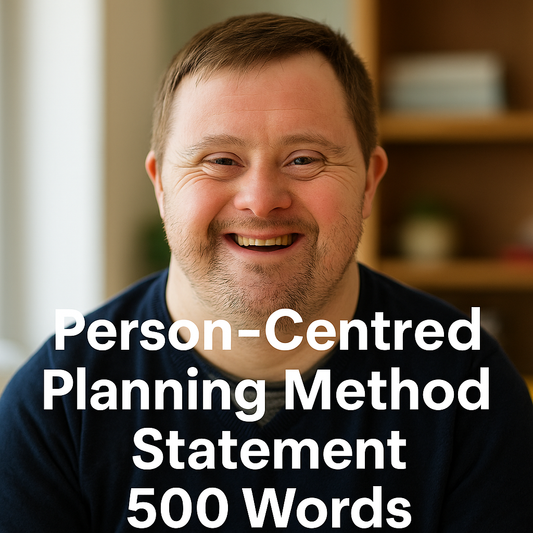 Person-Centred Planning (500 Words) | Learning Disability | Method Statement | Tender Ready - Impact Guru