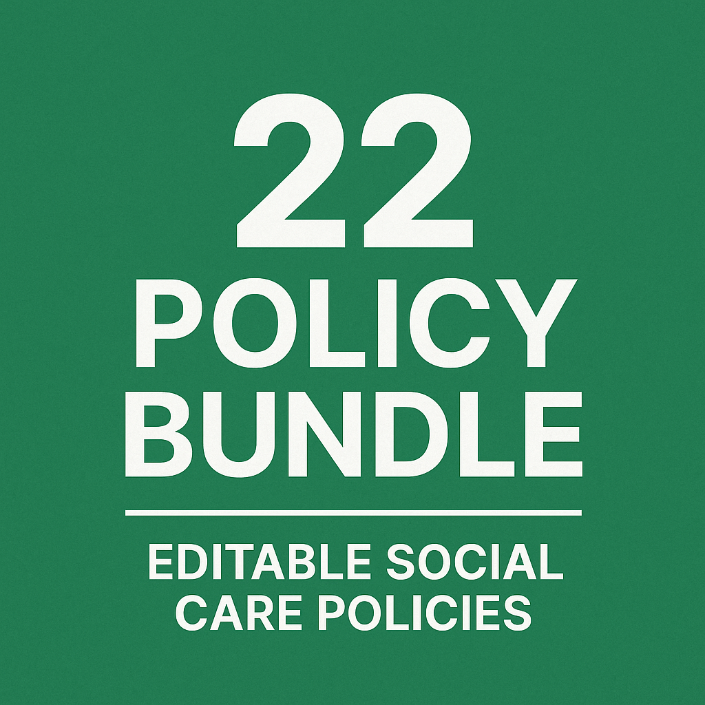 Full Policy Template Bundle (22 Policies) | CQC-Ready & Instantly Downloadable