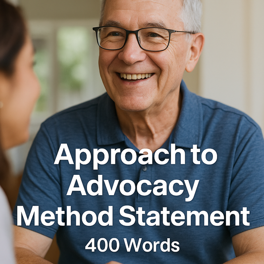 Approach to Advocacy (400 Words) | Method Statement | Tender-Ready - Impact Guru