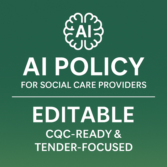 Artificial Intelligence Policy | CQC-Ready & Fully Editable - Impact Guru