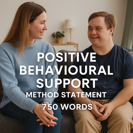 Positive Behavioural Support (750 Words) | Learning Disability | Method Statement | Tender Ready - Impact Guru