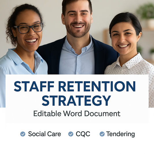 Staff Retention Strategy | Social Care | Editable & CQC-Ready - Impact Guru